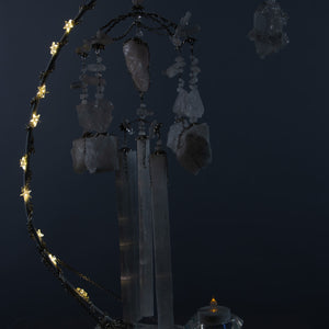 MYSTIC ELEMENTS IN MOTION KINETIC MOBILE CRYSTAL SCULPTURE - ElementsInMotion